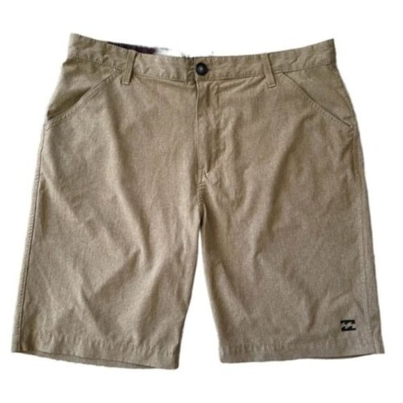 Billabong Other - BILLABONG Platinum X Crossfire Hybrid Shorts 34 Mens Tan Stretch Boardshorts